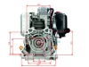 Zongshen motor NH150H vízszintes tengelyű döngölőhöz 149cc 4LE