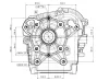 Zongshen motor NH150H vízszintes tengelyű döngölőhöz 149cc 4LE