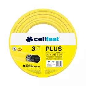 CELLFAST Locsolótömlő 3 rétegű PLUS 1/2" 15 m 10-204