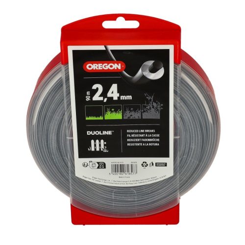Damil – Oregon 2,4 mm Kerek damil 90 m (Duoline) – univerzális