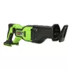 Greenworks GD24RS akkumulátoros orrfűrész (kardfűrész) 24 V, 210 mm fa- / 20 mm fémvágás (akku és töltő nélkül) 1200407-GW