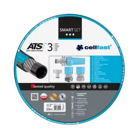 CELLFAST Locsolótömlő 3 rétegű SMART SET 1/2" 20 m (K) 13-190