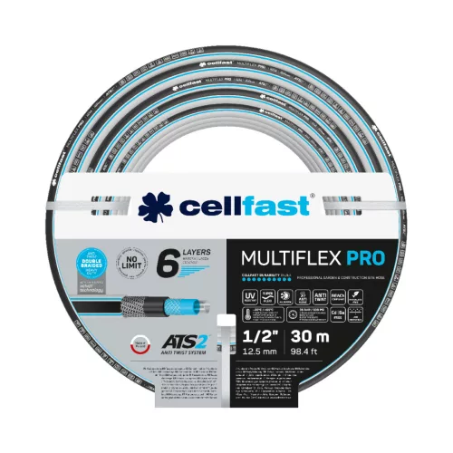 CELLFAST Locsolótömlő 6 rétegű MULTIFLEX ATSV 1/2" 30 m 13-801