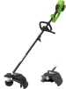 Greenworks GD40BC akkumulátoros fűszegélynyíró / bozótvágó 40 V, 40 cm, 2 mm damil (akku és töltő nélkül) 1301507-GW