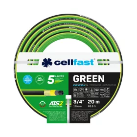 CELLFAST Locsolótömlő 5 rétegű GREEN 3/4" 20 m