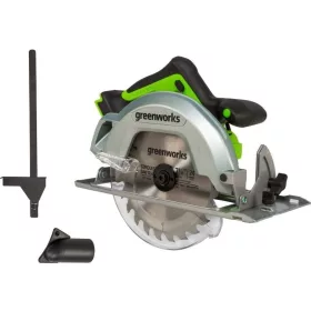 Greenworks GD24CS akkumulátoros kézi körfűrész 24 V, 185 mm-es tárcsa (akku és töltő nélkül) 1500907-GW