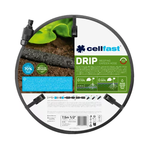CELLFAST Könnyezőcső 1/2" 7,5 m DRIP
