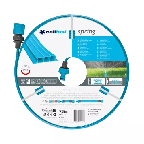 CELLFAST Esőztetőcső Spring 1/2" 7,5 m