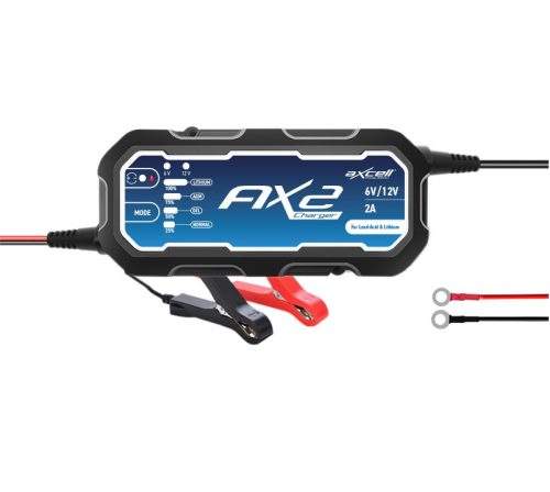 AXCELL akkumulátortöltő 2A 6V/12V