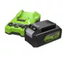 Greenworks GD24CS30K4 akkumulátoros láncfűrész készlet 24 V, 30 cm-es vezetőlemez (akkumulátorral és töltővel) 2007007UB-GW