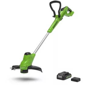 Greenworks G24LT28 akkumulátoros fűszegélynyíró 28 cm, 1,6 mm damil 24V (2 Ah akkumulátorral és mikro töltővel) 2107107VA-GW