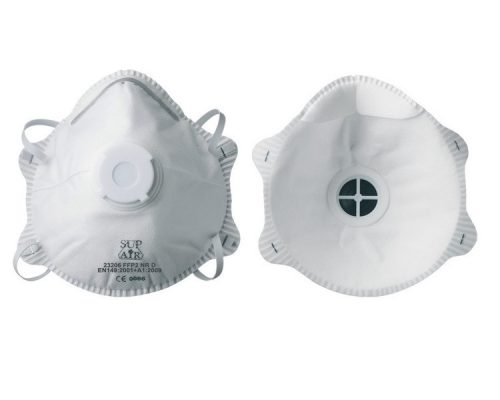 Porálarc Supair FFP2SL szelepes, fehér