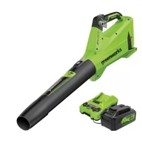 Greenworks BL24L411-01 akkumulátoros lombfúvó 24 V (4 Ah akkumulátorral és 2 A töltővel) 2409007UB-GW