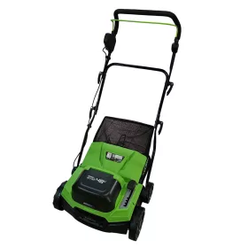 Greenworks GD2X24SC38II akkumulátoros gyepszellőztető 48 V (2 × 24 V), 38 cm, gyűjtővel (akku és töltő nélkül) 2519307-GW