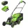 Greenworks MO40L411-01 akkumulátoros fűnyíró készlet 40 V (akkumulátorral és töltővel) 2520507UB-GW