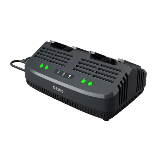 STIGA C 215 D standard dupla akkumulátortöltő – 20V, 2x2A 271020100-21