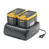 STIGA EC 415 D dupla akkumulátortöltő – 48V, 2x1,5A 277020208-ST1