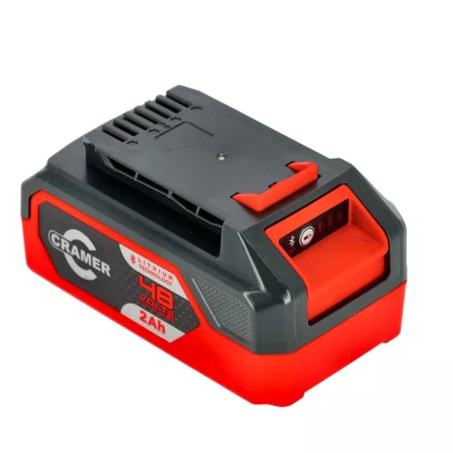 Cramer Akkumulátor 48V96 lítium-ion  – 48 V / 2 Ah (96 Wh), Bluetooth, LED kijelző 2912286-CR