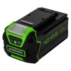 Greenworks G40B4 akkumulátor 40 V 4 Ah – lítium-ion, új házzal 2927007-GW