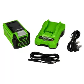 Greenworks GSK40B2 akkumulátor és töltő induló készlet 40 V (2 Ah akku + 2 A töltő) 2936607-GW