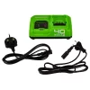 Greenworks G40UC5 gyors akkumulátortöltő 40 V, 5 A 2945107-GW