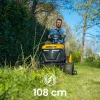 STIGA akkumulátoros fűnyíró traktor TORNADO 5108e (akkumulátor nélkül) 2T1275481-ST1