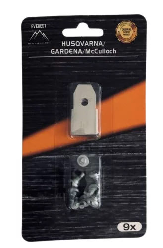 Tartalék kés robotfűnyíróhoz Husqvarna / Gardena 35 mm – 9 db EVEREST 33-05001
