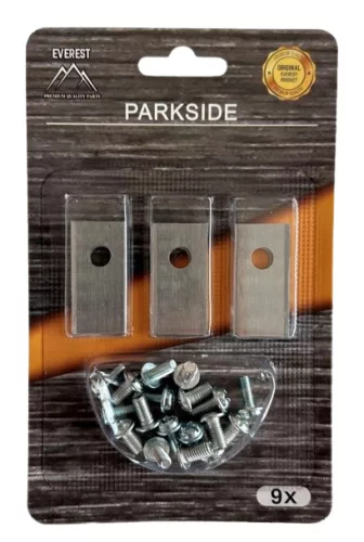 Tartalék kés robotfűnyíróhoz PARKSIDE – 9 db EVEREST 33-99009