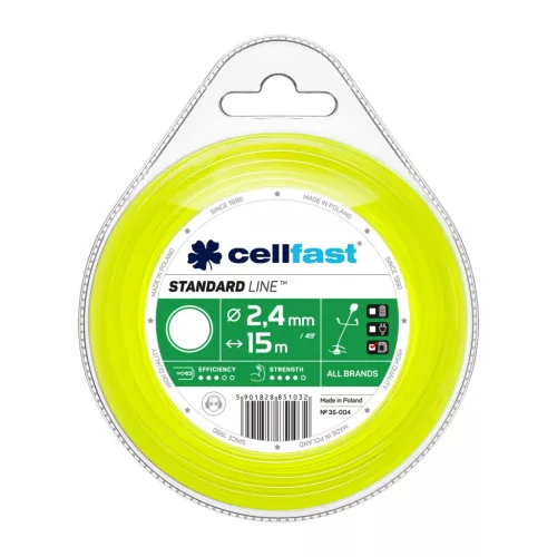 CELLFAST Damil kör STANDARD 2,4 mm x 15 m 35-004
