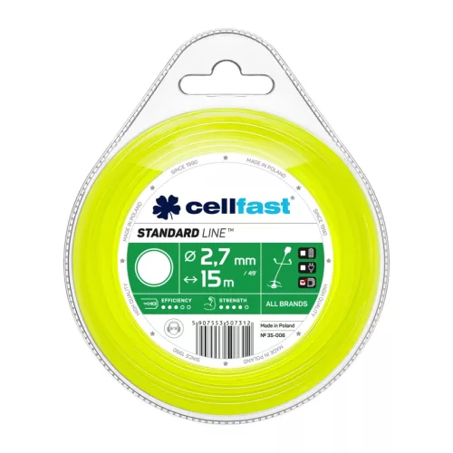 CELLFAST Damil kör STANDARD 2,7 mm x 15 m 35-006