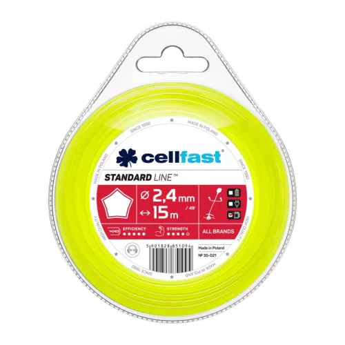 CELLFAST Damil csillag STANDARD 2,4 mm x 15 m 35-021