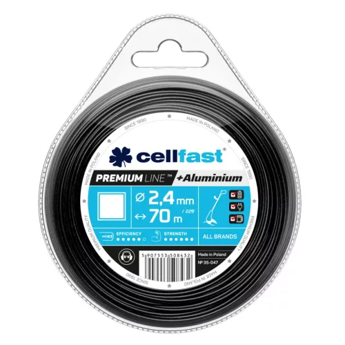 CELLFAST Damil szögletes PREMIUM 2,4 mm x 70 m 35-047
