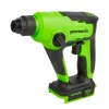 Greenworks GD24SDS1 akkumulátoros fúró-vésőkalapács 24 V, 1,2 J, SDS Plus (akku és töltő nélkül) 3803107-GW