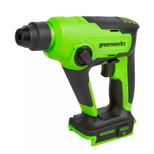 Greenworks GD24SDS1 akkumulátoros fúró-vésőkalapács 24 V, 1,2 J, SDS Plus (akku és töltő nélkül) 3803107-GW