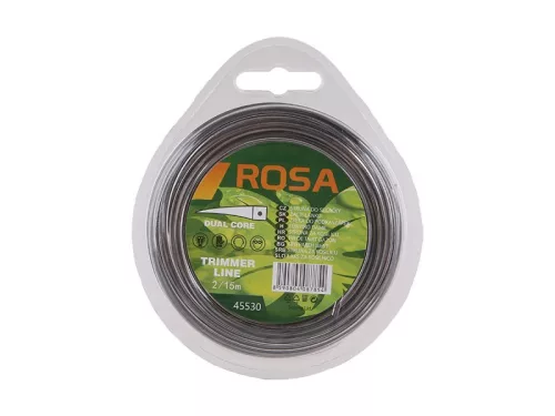 ROSA Fűnyíró damil 2 mm x 15 m erősített négyzet 45530F