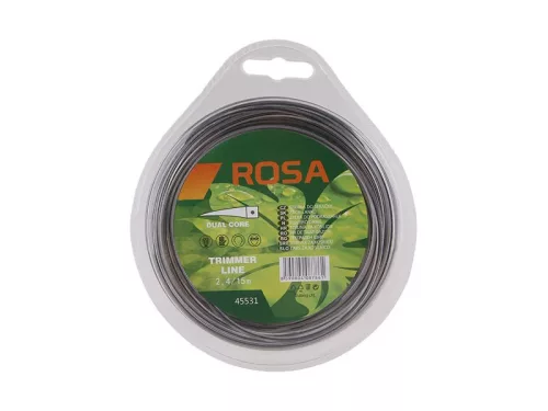 ROSA Fűnyíró damil 2,4 mm x 15 m erősített négyzet 45531F