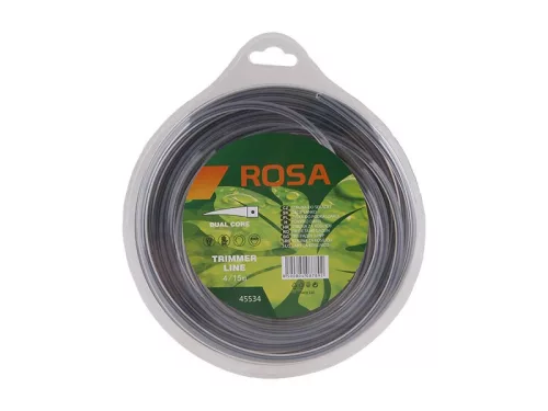 ROSA Fűnyíró damil 4 mm x 15 m erősített négyzet 45534F