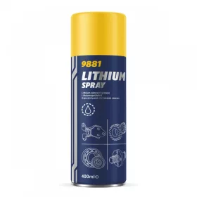 Lithium spray Mannol 400 ml – vízálló kenőanyag spray