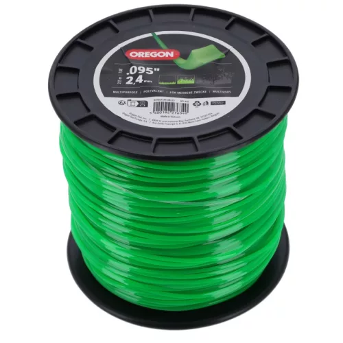 Oregon Damil 2,4 mm szögletes 225 m – zöld 69-415