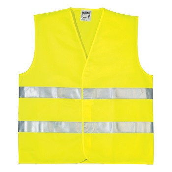 Láthatósági mellény Oxford keresztcsíkos - L