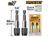 INGCO Bithegy-tartó 60 mm 1/4" gyorszáras ABH20601