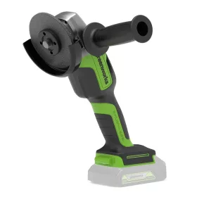 Greenworks AG370 akkumulátoros sarokcsiszoló 24 V, 125 mm (akku és töltő nélkül) AG370A1-GW