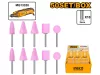 INGCO Csapos mini csiszolófej készlet 10 részes