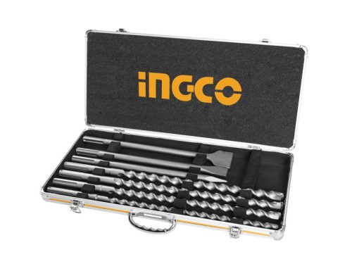 INGCO Kőzetfúró és vésőszár készlet 7 részes SDS-Max
