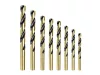 INGCO Csigafúró készlet 8 részes 2-8 mm HSS hengeres