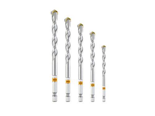 INGCO Kőzetfúró készlet 5 részes 4-10-ig bit befogású