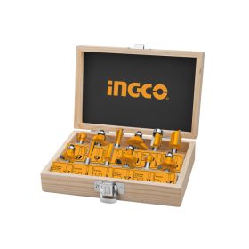 INGCO Felsőmaró készlet 12 részes 6 mm