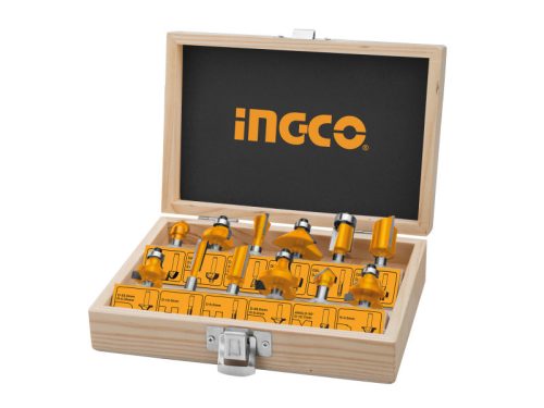 INGCO Felsőmaró készlet 12 részes 6 mm