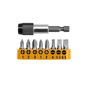 INGCO Bithegy készlet 25 mm 9 részes S2