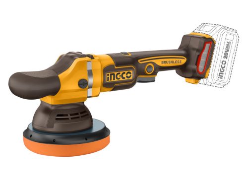 INGCO Akkus polírozó 150 mm szénkefe nélküli 20 V (akku és töltő nélkül)